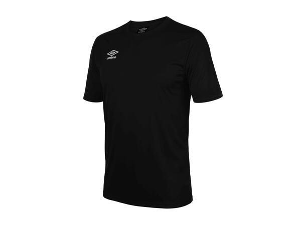 UMBRO Cup SS Jersey jr Sort 128 Spillertrøye i 100% polyester 