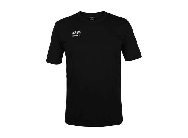 UMBRO Cup SS Jersey jr Sort 128 Spillertrøye i 100% polyester 