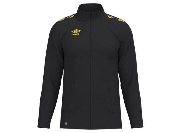 UMBRO UX Pro Trn Jkt Sort/Gul L Lett treningsjakke, normal passform. 