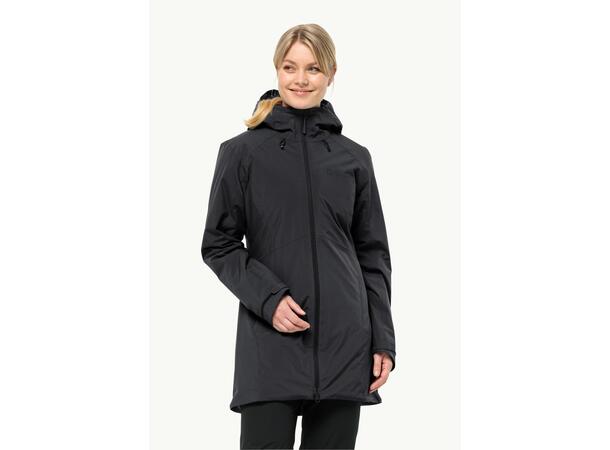 JW Heidelstein Ins Jkt W Sort M Jack Wolfskin Skalljakke til dame 