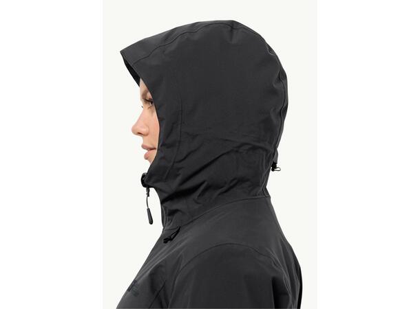 JW Heidelstein Ins Jkt W Sort M Jack Wolfskin Skalljakke til dame 