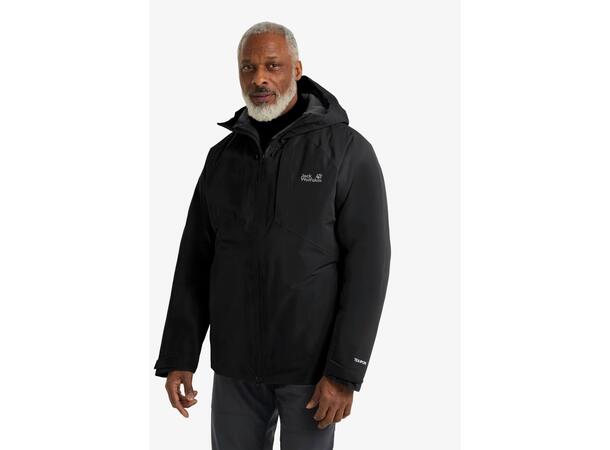 JW Icecape 2L Down Ins Jkt Sort L Jack Wolfskin vanntett dun jakke 