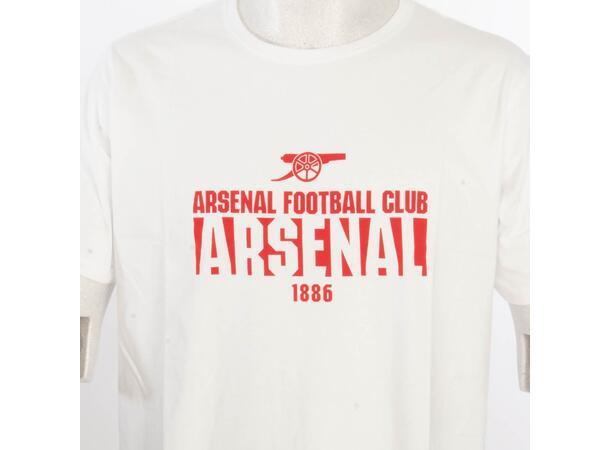 ST Arsenal Nº 2 Cotton Tee Jr Hvit 12 Arsenal print t-shirt junior 