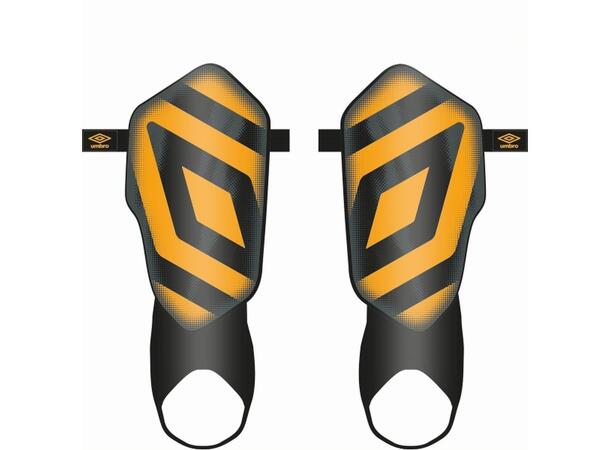 UMBRO Neo Flexi With Det/Sock Oransje L Leggskinn avatagbar ankel beskyttelse