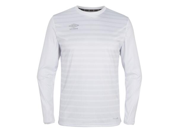 UMBRO Sublime LS Jersey jr Hvit 116 Langermet sublimert spillertrøye 