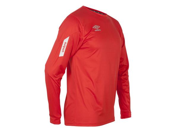 UMBRO Core LS Jersey Rød L Teknisk langermet spillertrøye 