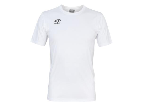 UMBRO Core Poly Tee Hvit 3XL Enkel, teknisk trøye i polyester 