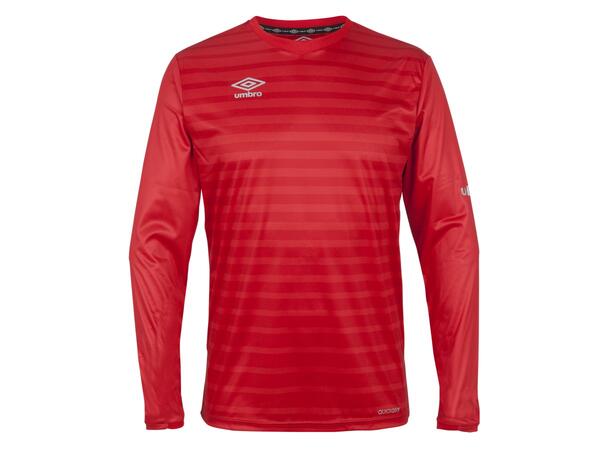 UMBRO Sublime LS Jersey Rød XXL Langermet sublimert spillertrøye 