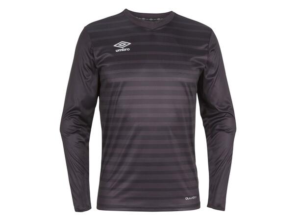UMBRO Sublime LS Jersey Sort XL Langermet sublimert spillertrøye 