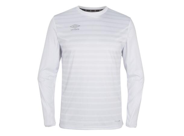 UMBRO Sublime LS Jersey jr Hvit 164 Langermet sublimert spillertrøye 