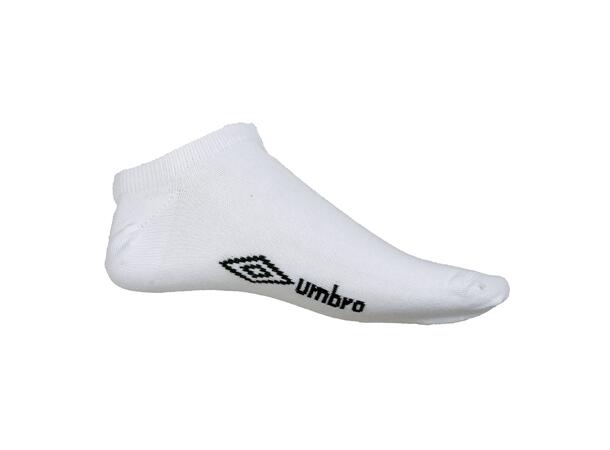 UMBRO Core Slip In Socks 3 pk Hvit 40-44 Lave og behagelige fritidsstrømper