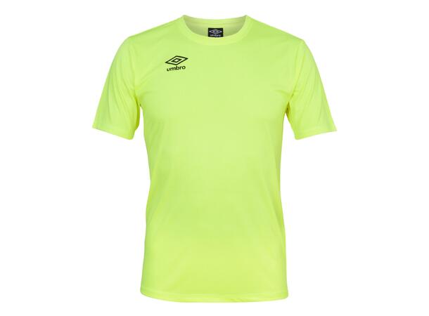 UMBRO Core Poly Tee Neongul 3XL Enkel, teknisk trøye i polyester 
