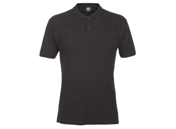 UMBRO Core Polo Sort XL Klassisk pikétrøye i bomull 