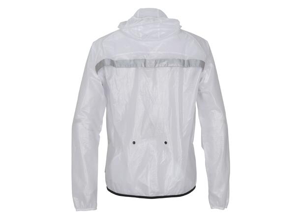 FIBRA Elite Bike Rain Jacket Hvit XXL Regnjakke for syklister 