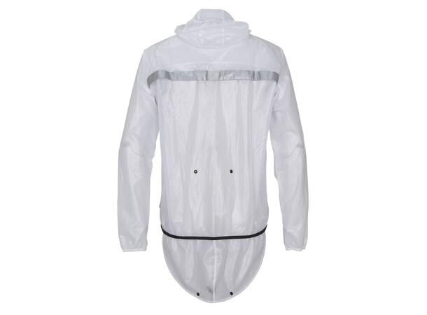 FIBRA Elite Bike Rain Jacket Hvit XXL Regnjakke for syklister 