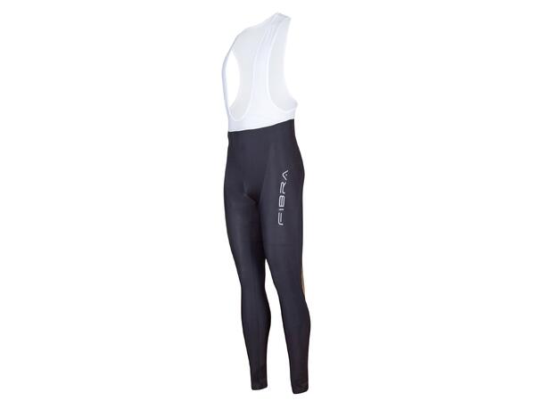 FIBRA Active Bike Tights Warm Sort 3XL Sykkelbukse med seler 