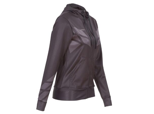 FIBRA Sync Hood Zip W Sort XS Hettejakke med børstet innside 