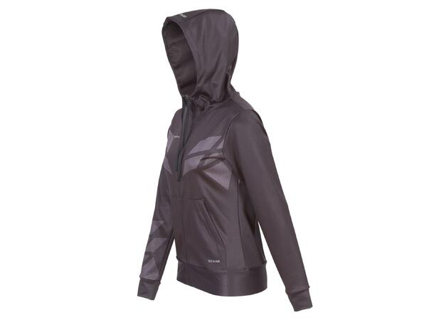 FIBRA Sync Hood Zip W Sort XS Hettejakke med børstet innside 