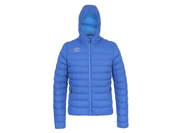 UMBRO Core Isopad Jacket jr Blå 140 Vattert jakke med hette til junior 