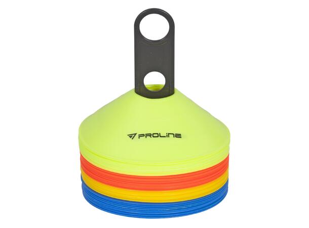 PROLINE Disc Cones Set 40 pk Ass OS Plastmarkører i ulike farger