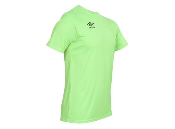 UMBRO Core Poly Tee jr Neongrønn 128 Enkel, tekniske polyestertrøye 