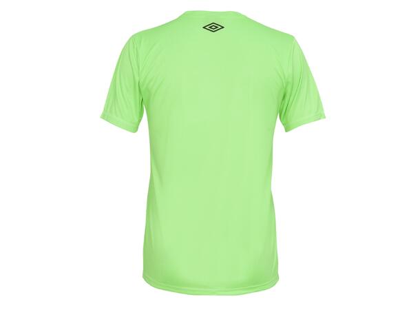 UMBRO Core Poly Tee jr Neongrønn 128 Enkel, tekniske polyestertrøye 