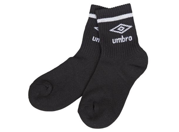 UMBRO Core Tennis Socks 3 pk Sort 30-34 Gode tennissokker 