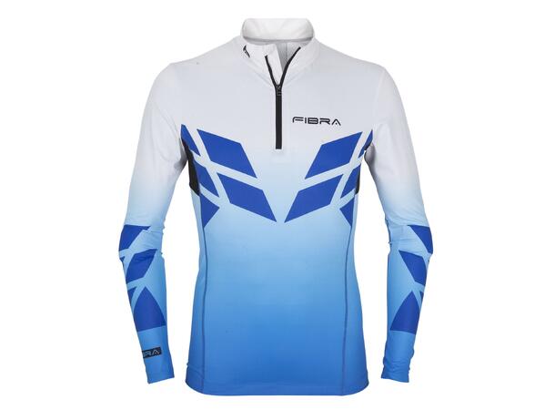 FIBRA Sync Ski Race Top Blå 3XL Tettsittende langrennstrøye 