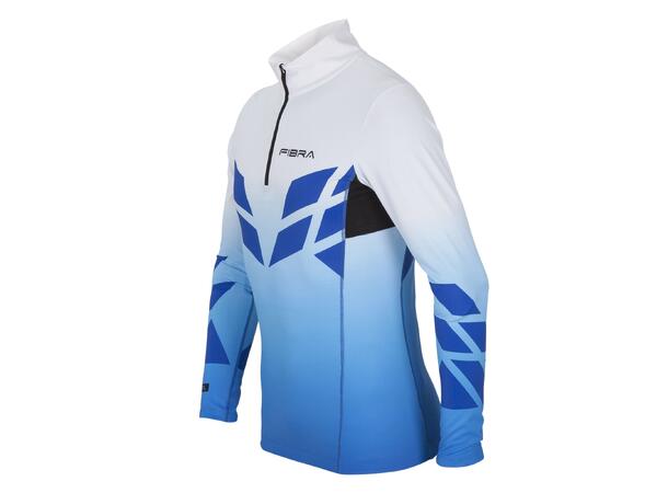 FIBRA Sync Ski Race Top Blå 3XL Tettsittende langrennstrøye 