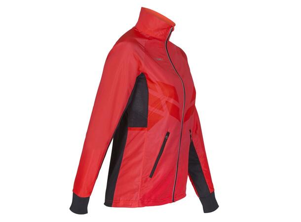 FIBRA Sync Trn Jacket Warm W Rød S Fôret vindtett damejakke 