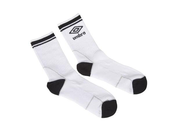 UMBRO Core Indoor Sock Short Hvit 30-34 Kort håndballstrømpe