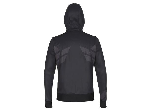FIBRA Sync Hood Zip Sort XXL Hettejakke med børstet innside 