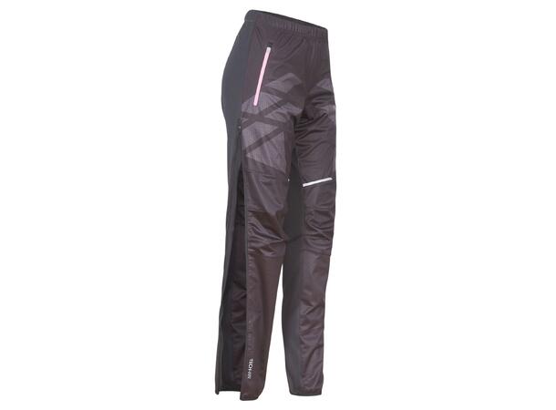 FIBRA Sync Hybrid Pant W Sort XL Praktisk vindtett bukse med stretch 