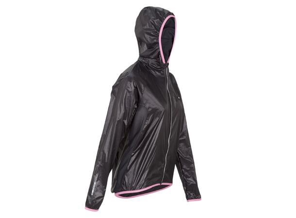FIBRA Xtrm Pack Jck Hood W Sort L Vind og vanntett hettejakke 