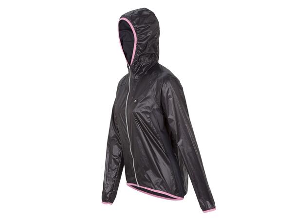 FIBRA Xtrm Pack Jck Hood W Sort L Vind og vanntett hettejakke 