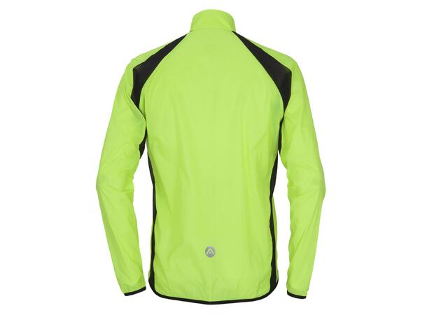 FIBRA Xtrm Wind Pack Jacket Neongul S Vind og vanntett jakke 