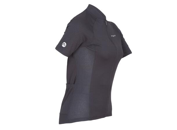 FIBRA Active Bike SS Jersey W Sort L Sykkeltrøye i pustende mesh 