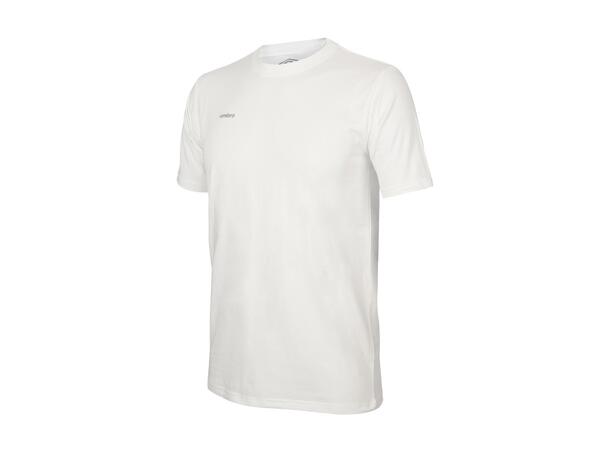 UMBRO Core Cotton Stretch Tee Hvit M Rundhalset t-skjorte 