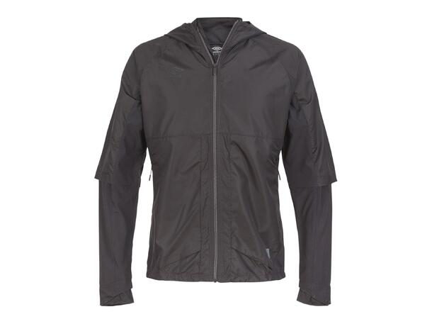 UMBRO Elite Trn Hybrid Jacket Sort M Teknisk treningsjakke med hette 