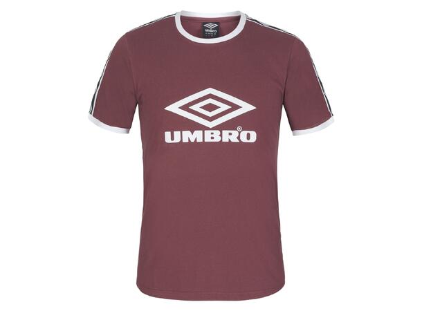 UMBRO Core X Legend Tee J Burgunder 116 Tøff bomulls t-skjorte til barn 
