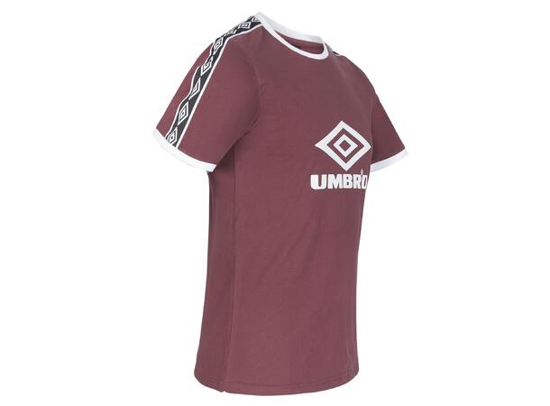UMBRO Core X Legend Tee J Burgunder 116 Tøff bomulls t-skjorte til barn 