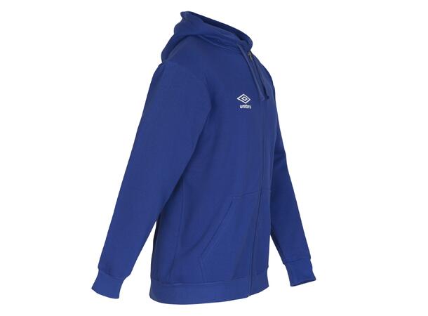 UMBRO Basic Hood Jacket jr Blå 128 Hettegenser med liten logo 