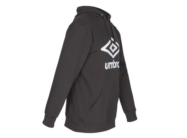 UMBRO Basic Logo Hood Sort M Hettegenser med Umbrologo og lomme 