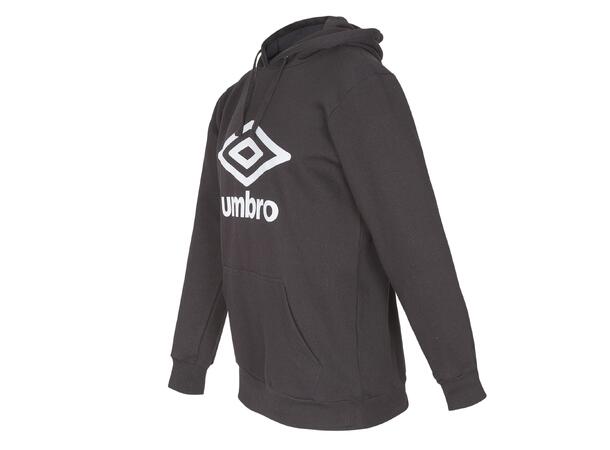 UMBRO Basic Logo Hood Sort M Hettegenser med Umbrologo og lomme 