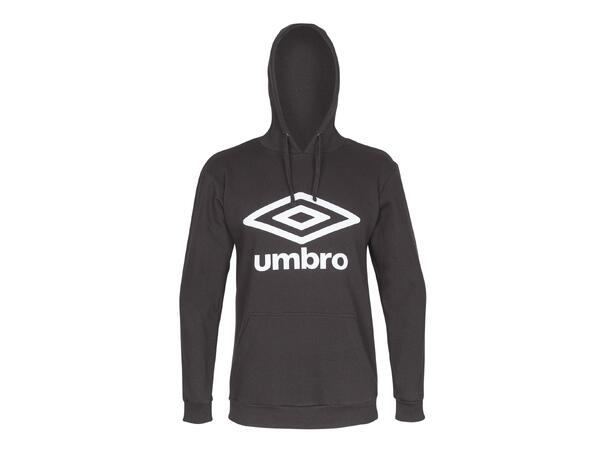 UMBRO Basic Logo Hood Sort M Hettegenser med Umbrologo og lomme 