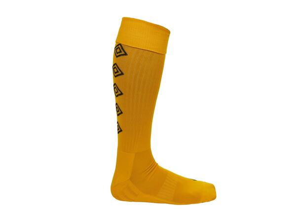 UMBRO UX Elite Fotb.Str Gul/Sort 35-39 Solide fotballstrømper - god passform 