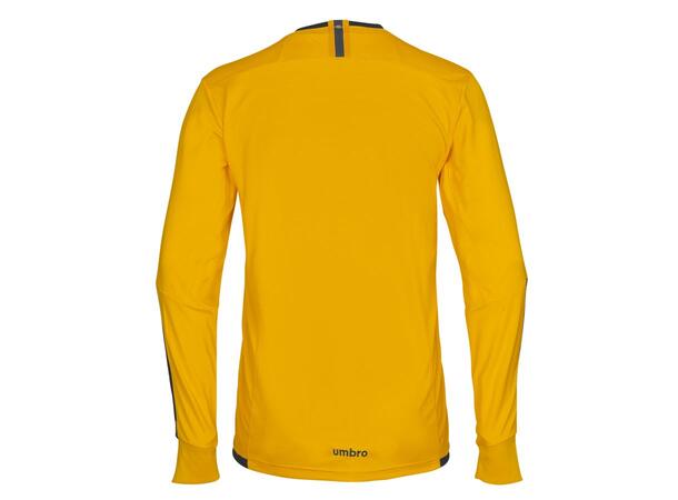 UMBRO UX Elite LS Jsy j Gul/Sort 128 Flott langermet spillertrøye 