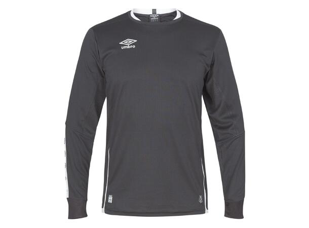 UMBRO UX Elite LS Jsy j Sort/Hvit 128 Flott langermet spillertrøye 