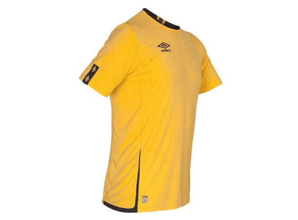 UMBRO UX Elite SS Jsy Gul/Sort XL Flott kortermet spillertrøye 