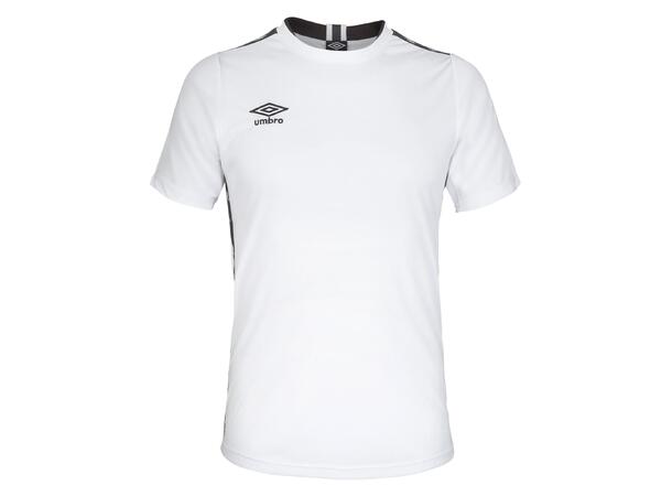 UMBRO UX Elite Trn Tee Hvit/Sort XL Teknisk trenings t-skjorte 